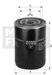 Фільтр для охолодної рідини MANN-FILTER WA 940/9